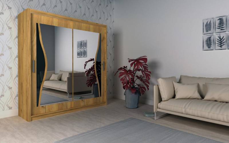 JVmoebel Kleiderschrank Schlafzimmer Schränke Holz Möbel Möbel Schrank Holz Braun Made in Europa von JVmoebel