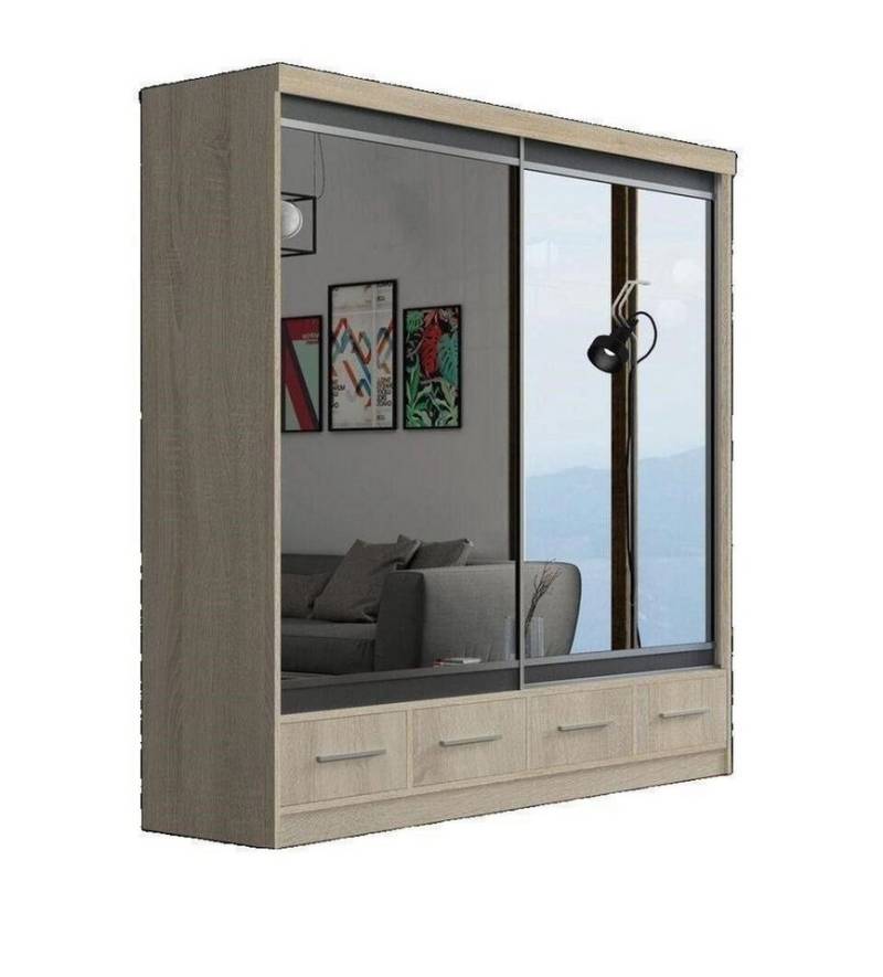 JVmoebel Kleiderschrank Kommoden XXL mit Böden Kommodenschrank Schrank Beige Made in Europa von JVmoebel