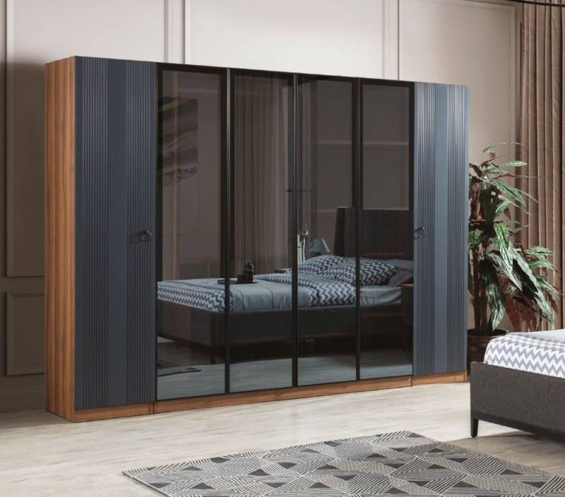 JVmoebel Kleiderschrank Eleganter Schrank aus Holz für das moderne Schlafzimmer mit 6 Türen (1-St., 1x Kleiderschrank) Made in Europa von JVmoebel