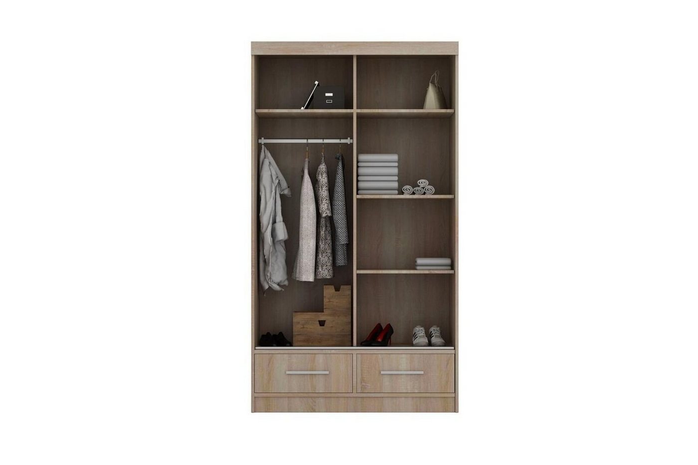 JVmoebel Kleiderschrank Garderobe Möbel Design Schlafzimmer Kleiderschrank Holz Schrank von JVmoebel