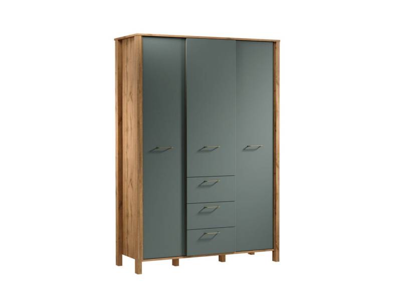 JVmoebel Kleiderschrank Großer Garderobenschrank Standkleiderschrank Kleiderstangen Schubladen Made in Europe von JVmoebel