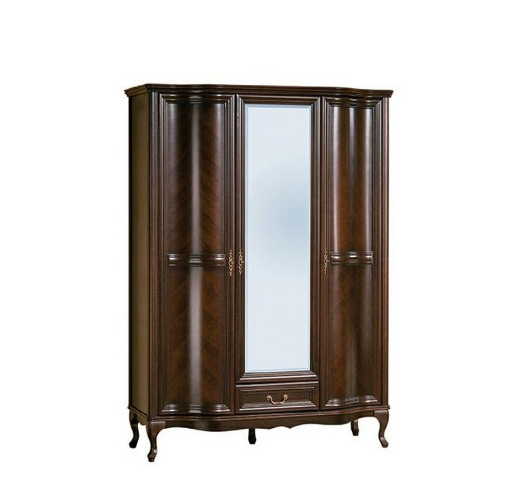 JVmoebel Kleiderschrank Holzschrank mit 3 Türen – Italienische Möbel in Braun (1-St., Kleiderschrank) Made in Europa von JVmoebel