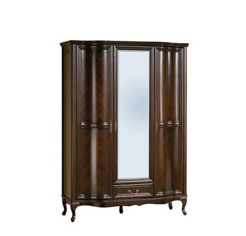 JVmoebel Kleiderschrank Holzschrank mit 3 Türen – Italienische Möbel in Braun (1-St., Kleiderschrank) Made in Europa von JVmoebel