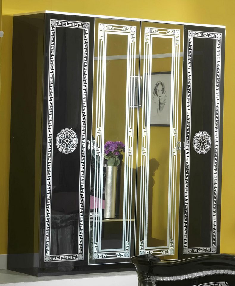 JVmoebel Kleiderschrank Klassischer Holz-Garderobenschrank im Barockstil Made in Europa von JVmoebel