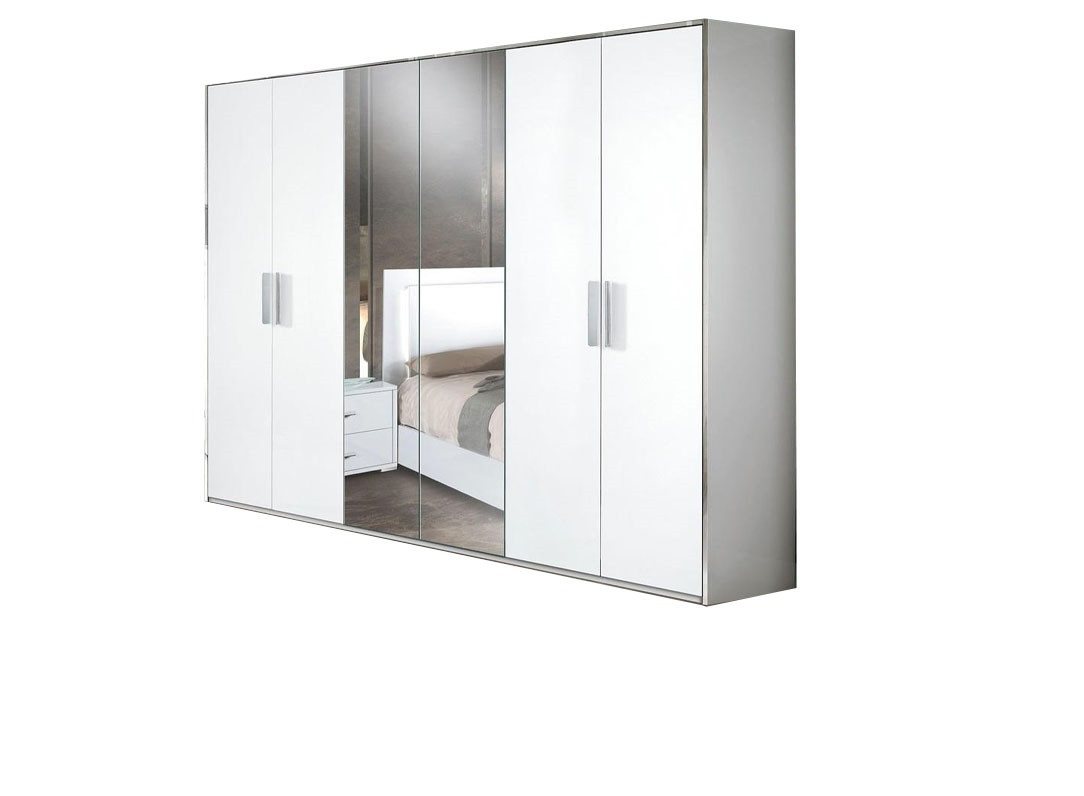 JVmoebel Kleiderschrank 6 Türen Schrank Garderobe Schränke Holz Italien neu Weiß Made in Europa JVmoebel Kleiderschrank 6 Türen Schrank Garderobe Schränke Holz Italien neu Weiß Made in Europa von JVmoebel