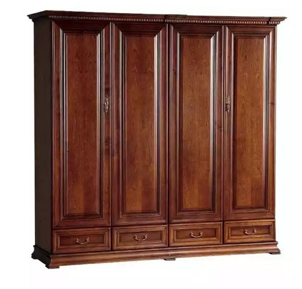 JVmoebel Kleiderschrank Kleiderschrank aus Holz im Barockstil mit 4 Türen für das Schlafzimmer (1-St., Kleiderschrank) Made in Europa von JVmoebel