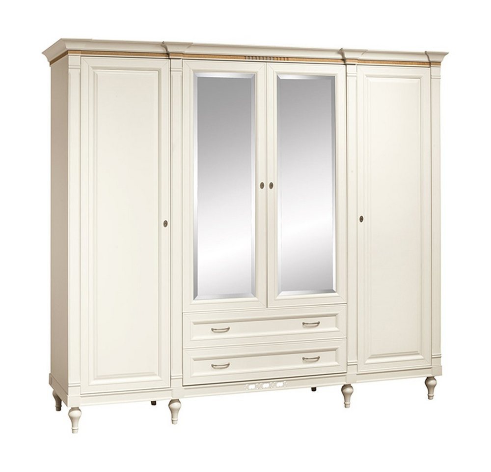 JVmoebel Kleiderschrank Massiver Landhaus-Spiegelschrank in Braun – Klassisches Design Made in Europa JVmoebel Kleiderschrank Massiver Landhaus-Spiegelschrank in Braun – Klassisches Design Made in Europa von JVmoebel