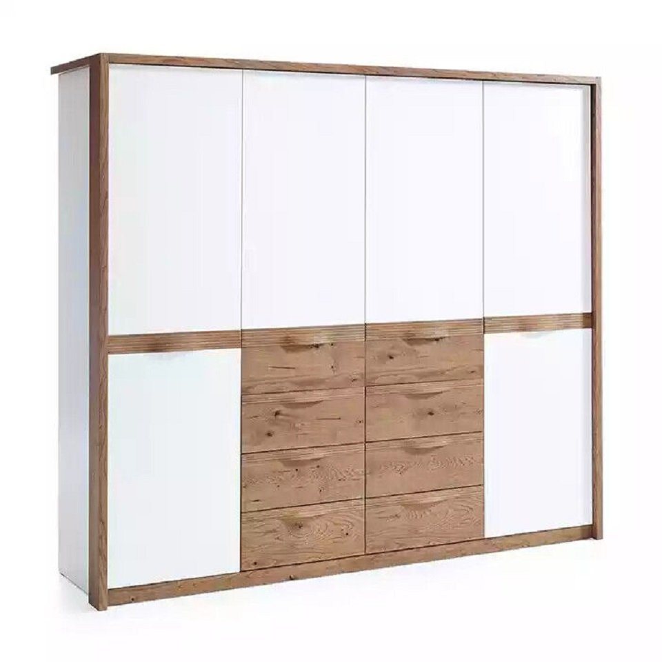 JVmoebel Kleiderschrank Modern Schlafzimmer Kleiderschrank mit Schubladen Weiß Holz Luxus (1-St., Kleiderschrank) Made in Europe von JVmoebel