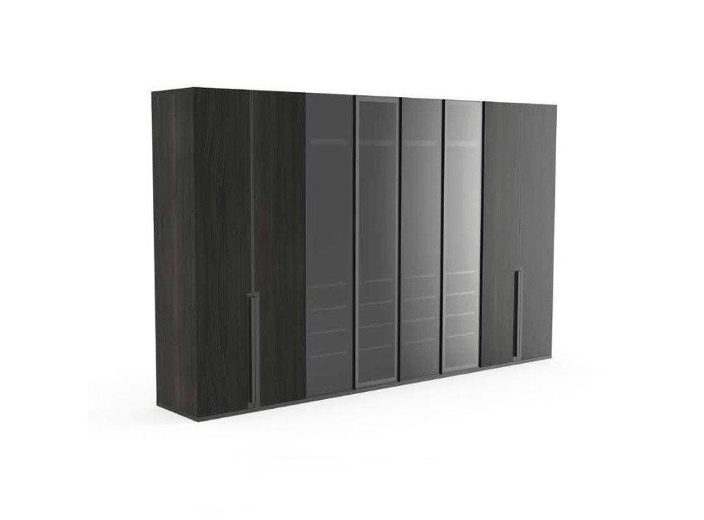 JVmoebel Kleiderschrank Moderner schwarzer Luxusschrank mit 8 Türen für das Schlafzimmer (1-St., 1x Kleiderschrank) Made in Europa von JVmoebel