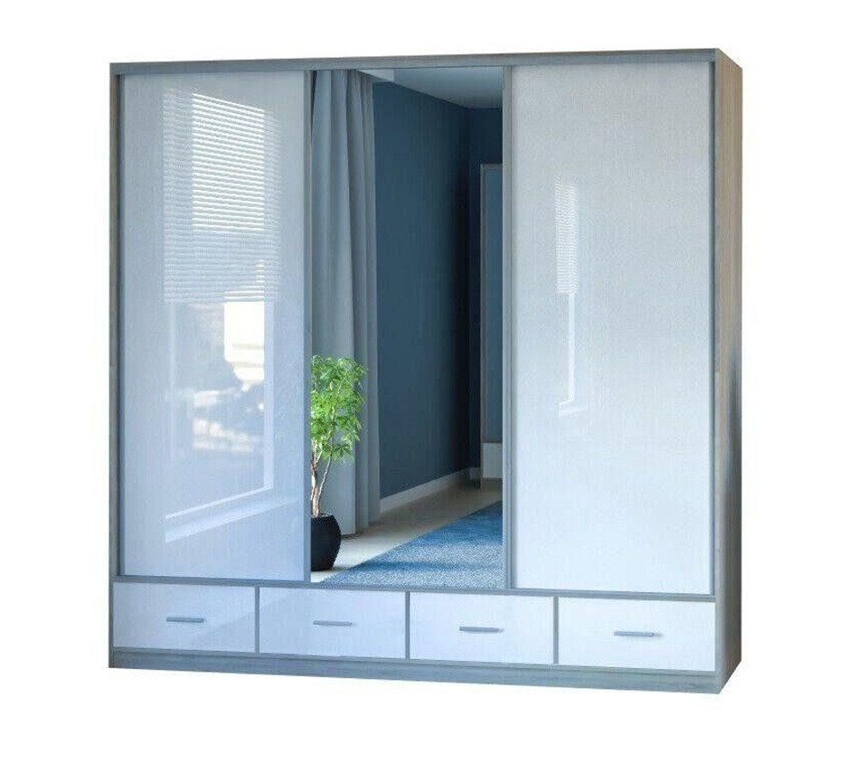 JVmoebel Kleiderschrank Schrank Schrankwand Schlafzimmer Erwachsene Farbe Weiß Möbel Weiß Made in Europa JVmoebel Kleiderschrank Schrank Schrankwand Schlafzimmer Erwachsene Farbe Weiß Möbel Weiß Made in Europa von JVmoebel