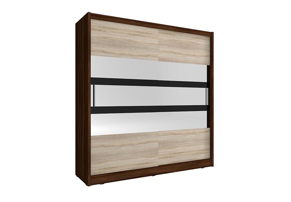 JVmoebel Kleiderschrank Spiegel Schrank Schlafzimmer Schwebe 180cm Kleider Schränke von JVmoebel