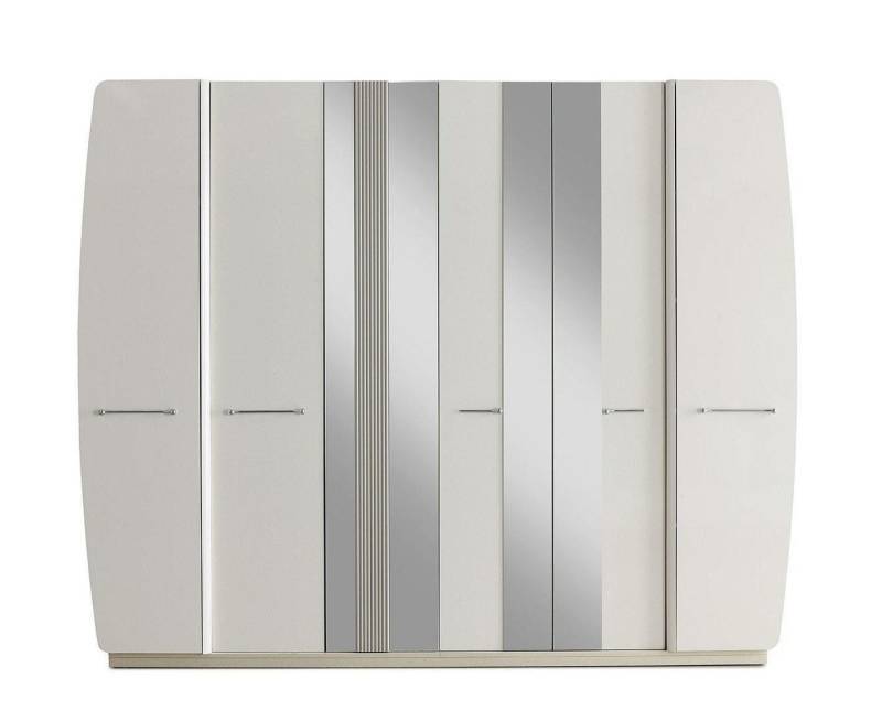 JVmoebel Kleiderschrank Weiß Kleiderschrank Schrank Holzschrank Schlafzimmerschrank Spiegel (1-St., Kleiderschrank) Made in Europa von JVmoebel