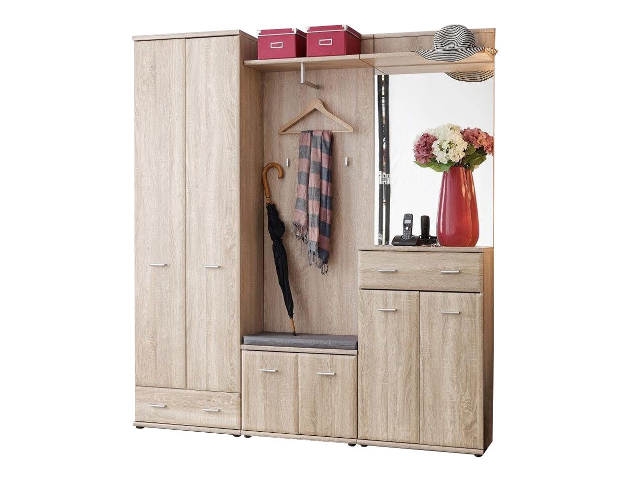 JVmoebel Kleiderständer Flurgarderobe Diele Design Möbel Holz Modern Schrank Neu, Made in Europa von JVmoebel