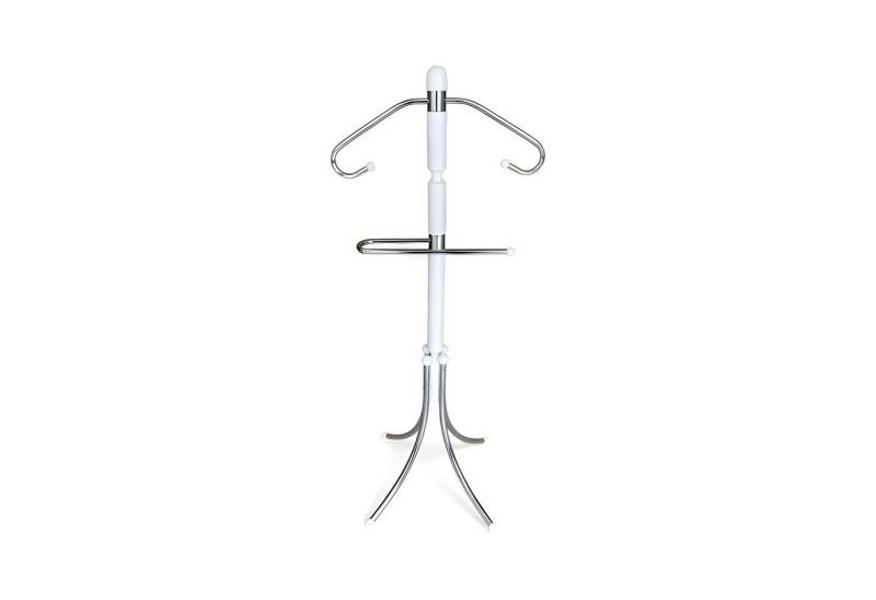 JVmoebel Kleiderständer Kleiderständer mit gebogenen Beinen aus Edelstahl in Weiß, Made in Europe JVmoebel Kleiderständer Kleiderständer mit gebogenen Beinen aus Edelstahl in Weiß, Made in Europe von JVmoebel