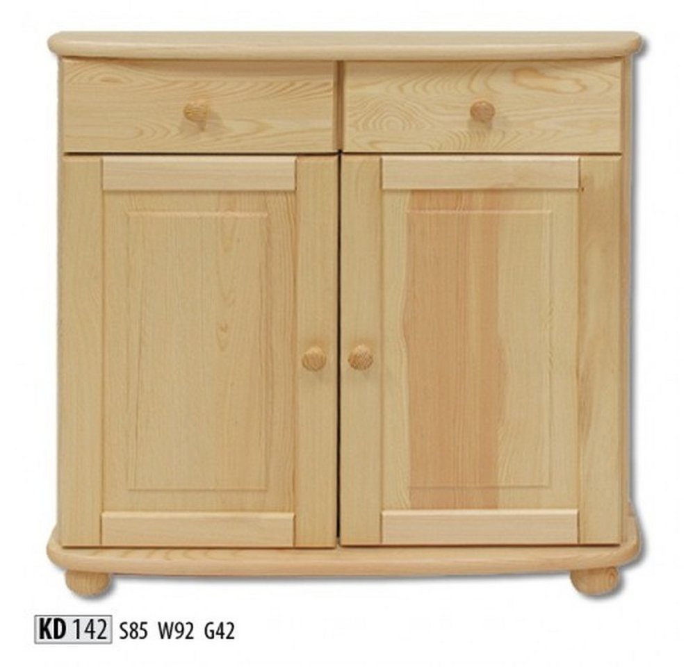 JVmoebel Sideboard Braune Vollholzkombination – Handgefertigte Holzkommode (Kombikommode), Made in Europa von JVmoebel