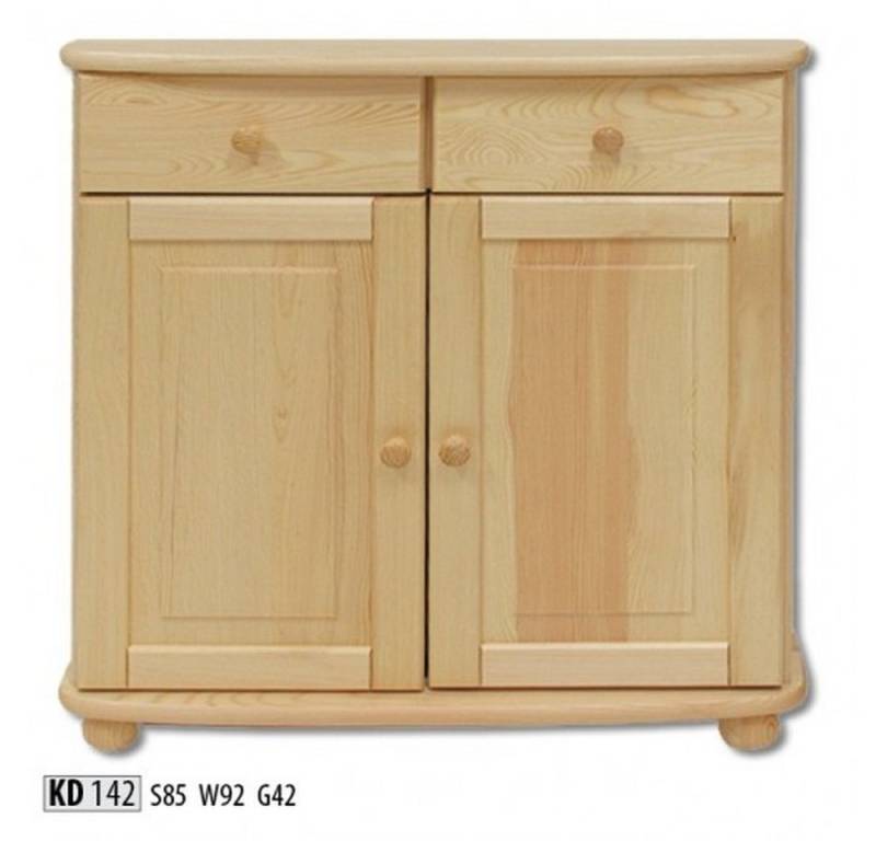 JVmoebel Sideboard Braune Vollholzkombination – Handgefertigte Holzkommode (Kombikommode), Made in Europa von JVmoebel