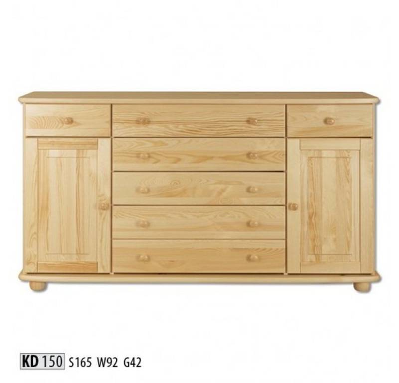 JVmoebel Kombikommode Echtholz Sideboard - Massives Kommode für stilvolle Einrichtung (Kombikommode), Made in Europa von JVmoebel