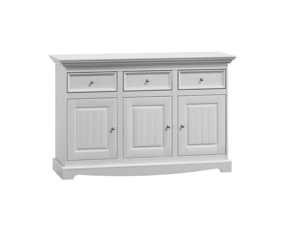 JVmoebel Kombikommode Echtholz Sideboard im Landhausstil - Kommode für Bauernmöbel (Kombikommode), Made in Europa von JVmoebel