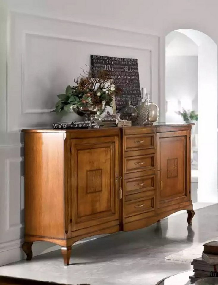 JVmoebel Kombikommode Massives Holzsideboard mit Schubladen für das Wohnzimmer (1 St., Kombikommode), Made in Europa von JVmoebel