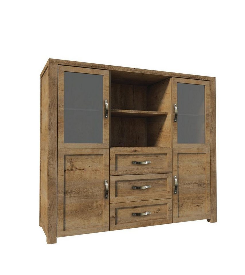 JVmoebel Kommode, Anrichte Design Kommode Holz Schrank Möbel Vitrine Moderner Schrank von JVmoebel