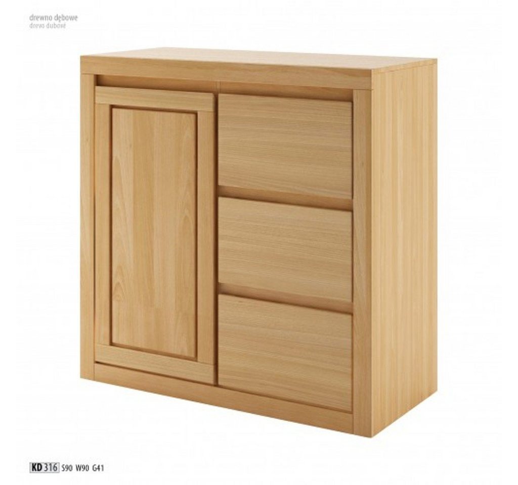 JVmoebel Kommode, Kommode Design Lowboard Sideboard Anrichte Schrank Echtes Holz Buffet von JVmoebel