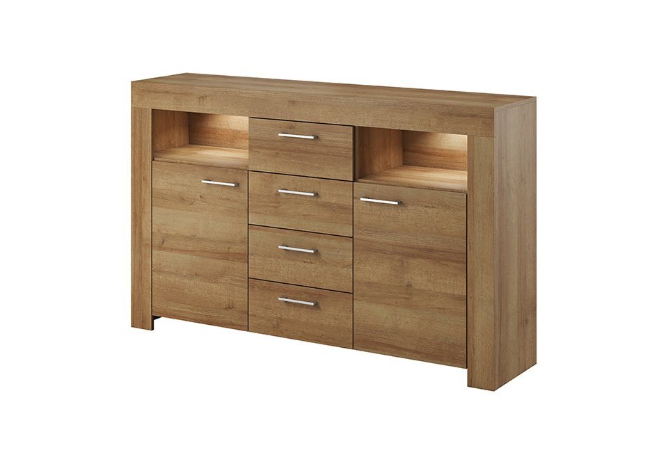 JVmoebel Kommode, Moderne Holz Kommoden Wohnzimmerschrank 155cm XXL Low Boards von JVmoebel