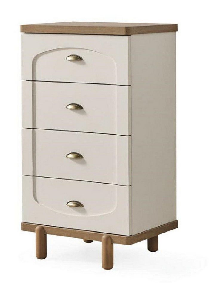 JVmoebel Kommode Beige Kommode Sideboard Schminktisch Anrichte Sideboard Regal (1 St., Kommode), Made in Europa von JVmoebel