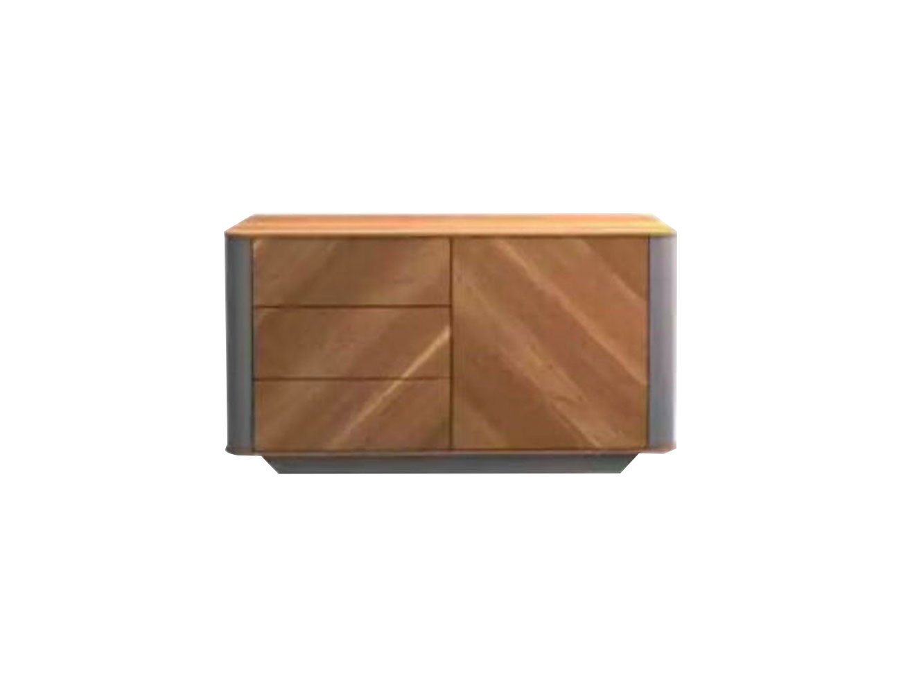 JVmoebel Kommode Büro Kommode Holz Schrank JV Möbel Holzkommode Moderne Braun (1 St., 1x nur Kommode), Made in Europa von JVmoebel