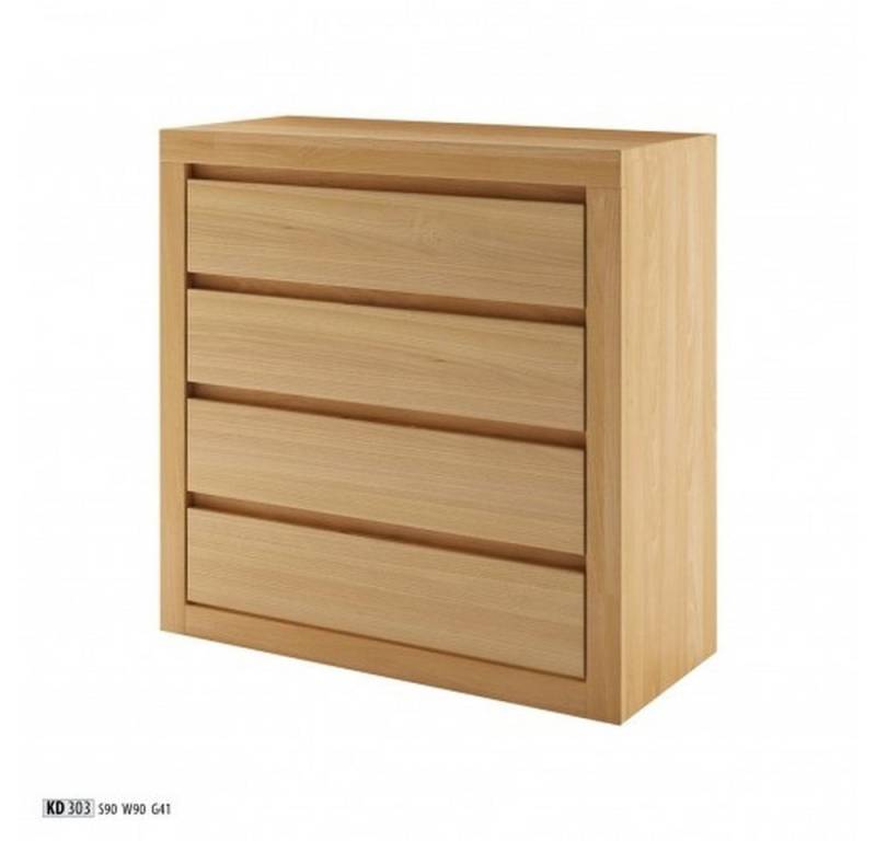 JVmoebel Kommode Echtholz Sideboard Anrichte Kommode Lowboard Natur Buffet, Made in Europa von JVmoebel