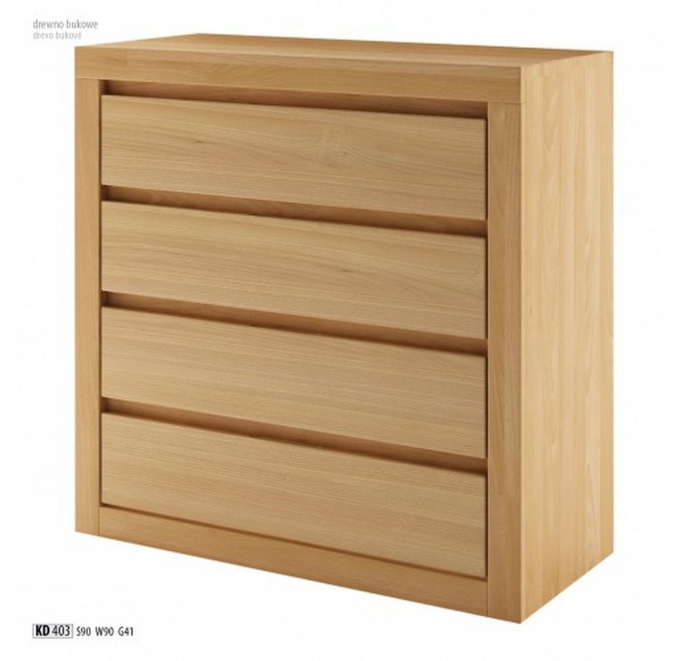 JVmoebel Kommode Echtholz Sideboard Anrichte Kommode - Massiver Schrank Möbel (Kommode), Made in Europa von JVmoebel