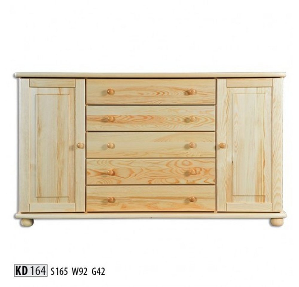 JVmoebel Kommode Echtholz Sideboard Kommode Anrichte Schrank Möbel massiv, Made in Europa JVmoebel Kommode Echtholz Sideboard Kommode Anrichte Schrank Möbel massiv, Made in Europa von JVmoebel