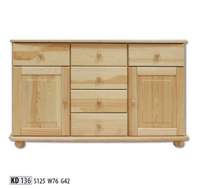 JVmoebel Kommode Echtholz Sideboard – Massive Anrichte & Möbel Kommoden, Made in Europa JVmoebel Kommode Echtholz Sideboard – Massive Anrichte & Möbel Kommoden, Made in Europa von JVmoebel
