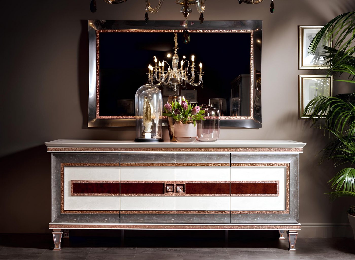 JVmoebel Kommode Edle Holz-Möbelset mit Spiegel für Ihr Zuhause, Made in Europa JVmoebel Kommode Edle Holz-Möbelset mit Spiegel für Ihr Zuhause, Made in Europa von JVmoebel