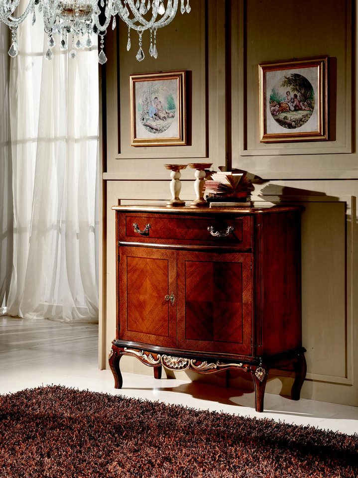 JVmoebel Kommode Italienische Holz Kommode mit 2 Türen und 1 Schublade, Made in Europa JVmoebel Kommode Italienische Holz Kommode mit 2 Türen und 1 Schublade, Made in Europa von JVmoebel