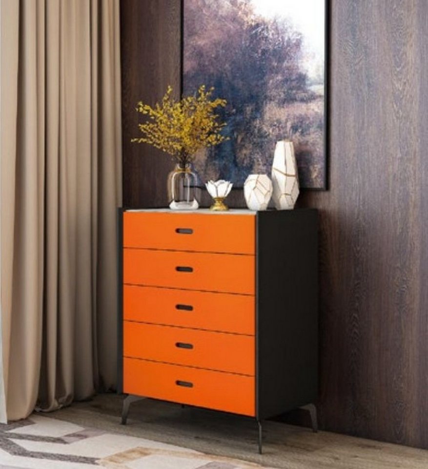 JVmoebel Kommode Italienisches Design Hochschrank in Orange – Stilvolles Sideboard, Made in Europa JVmoebel Kommode Italienisches Design Hochschrank in Orange – Stilvolles Sideboard, Made in Europa von JVmoebel
