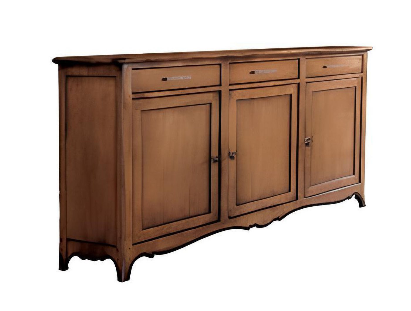 JVmoebel Kommode Anrichte Sideboard Braun Massivholz Schrank Möbel Vintage (Kommode), Made in Europa von JVmoebel