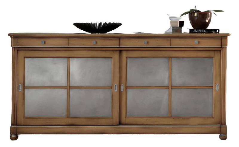 JVmoebel Kommode Anrichte Sideboard Braun Massivholz Schrank Möbel Modern (Kommode), Made in Italy von JVmoebel