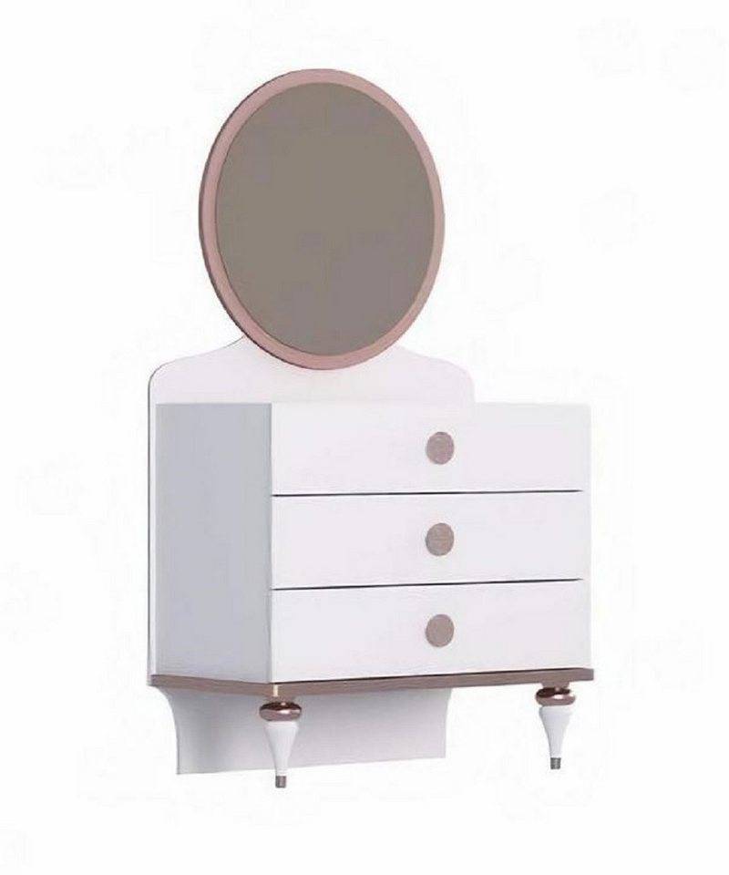 JVmoebel Kommode Drei Schubladen Modernes Design Elegante Akzente Weiß Möbel (1 St., Kommode), Made in Europa von JVmoebel