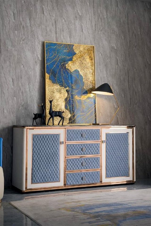JVmoebel Kommode Moderne Sideboards mit 4 Schubladen und 2 Türen für Ihr Zuhause, Made in Europa JVmoebel Kommode Moderne Sideboards mit 4 Schubladen und 2 Türen für Ihr Zuhause, Made in Europa von JVmoebel