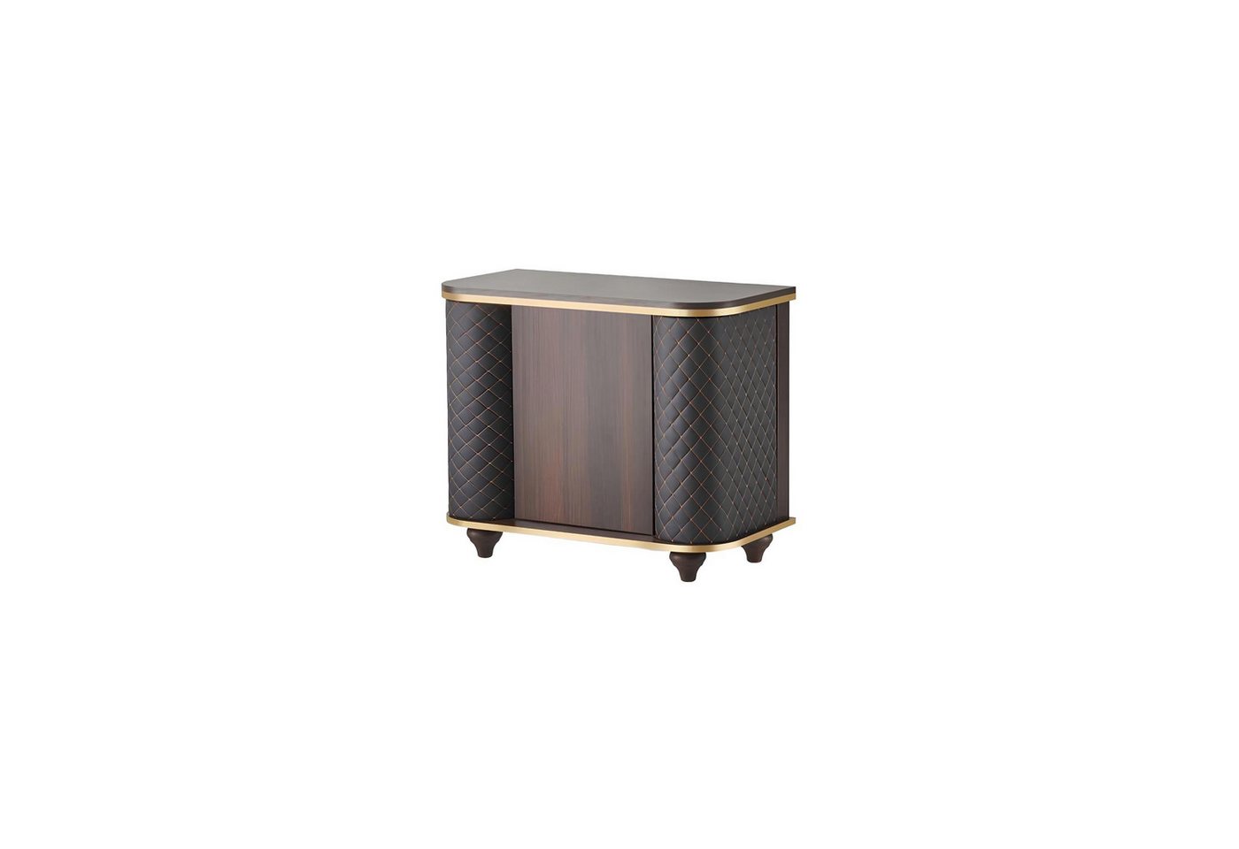 JVmoebel Kommode Modernes Rechteckig Sideboard Braun Schwarz Aktenschrank mit Türen (Kommode), Made in Europa von JVmoebel