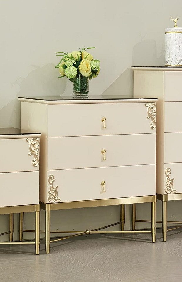 JVmoebel Kommode Kommode Schrank Schränke Regal Sideboard weiß Anrichte Schrank (Kommode), Made in Europa von JVmoebel