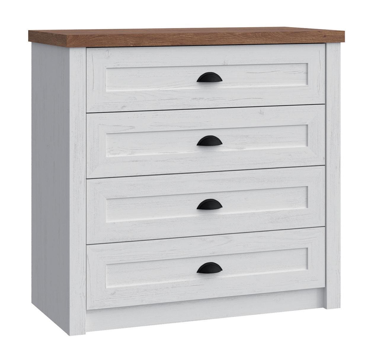 JVmoebel Kommode Landhaus Sideboard in Weiß – Holz Kommode und Anrichte Möbel, Made in Europa JVmoebel Kommode Landhaus Sideboard in Weiß – Holz Kommode und Anrichte Möbel, Made in Europa von JVmoebel