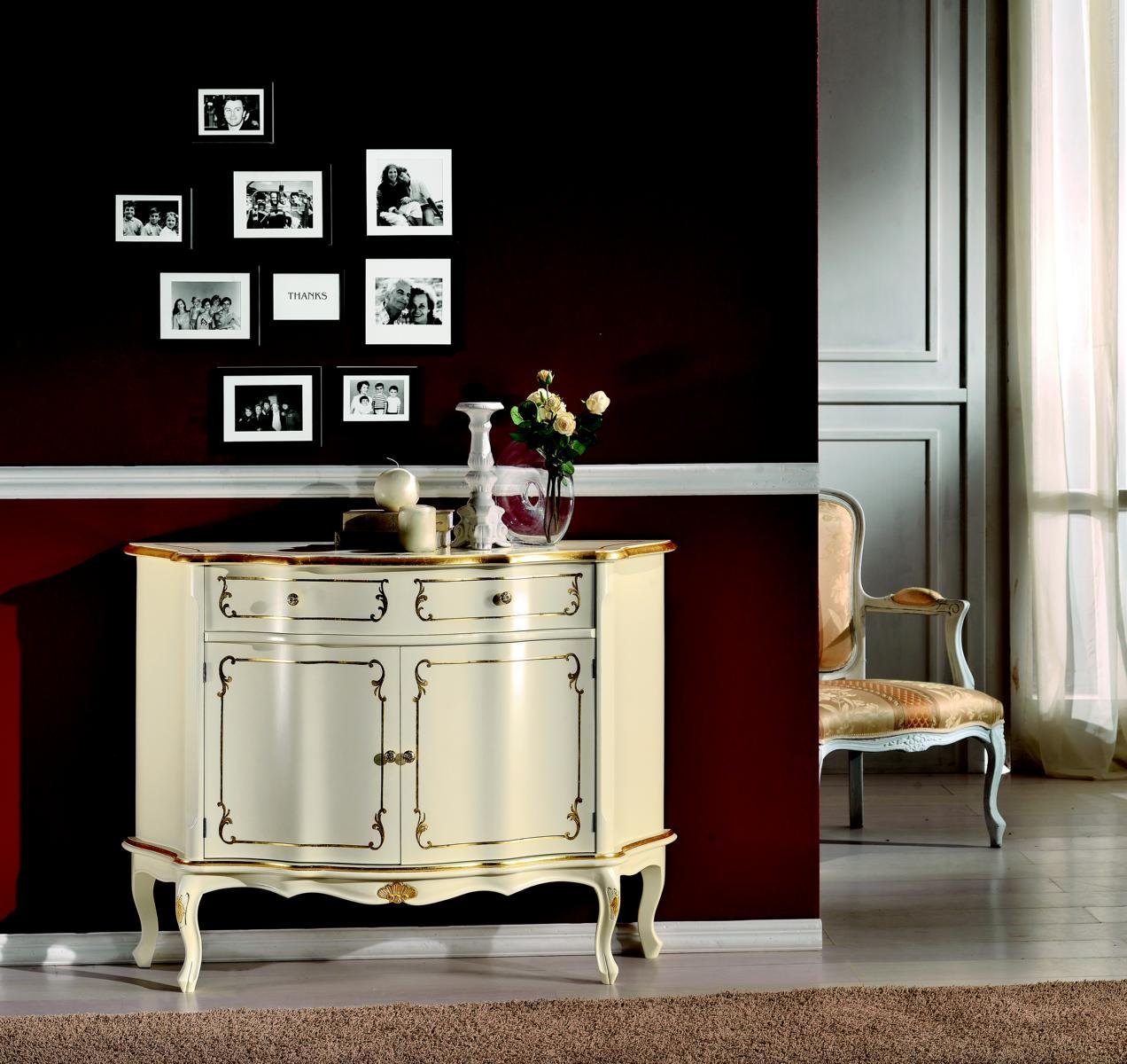 JVmoebel Kommode Luxus Italienische Holz Möbel Barock Kommode Wohnzimmer Kleiderschrank Sideboard von JVmoebel