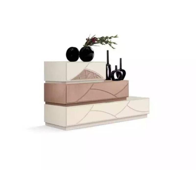 JVmoebel Kommode Moderne Beige Kommode aus Holz – Italienisches Luxus Design (1 St., Kommode), Made in Europa von JVmoebel