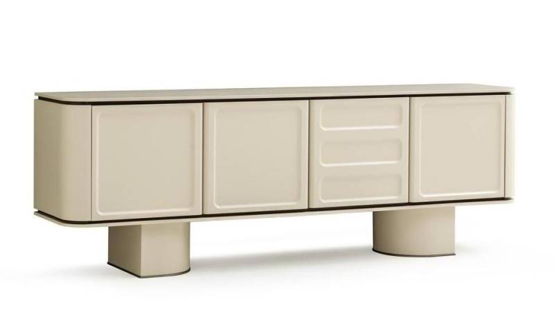 JVmoebel Sideboard Moderne Kommode Beige Holz Sideboard Anrichte mit Türen Lowboard, Made in Europe JVmoebel Sideboard Moderne Kommode Beige Holz Sideboard Anrichte mit Türen Lowboard, Made in Europe von JVmoebel