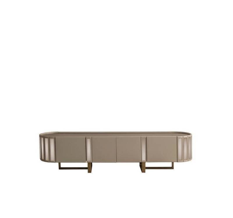 JVmoebel TV-Schrank Ovaler Fernseh Ständer rtv Lowboard tv Sideboard Kommode Wohnzimmer (1-St., TV-Lowboard) Made in Europa von JVmoebel