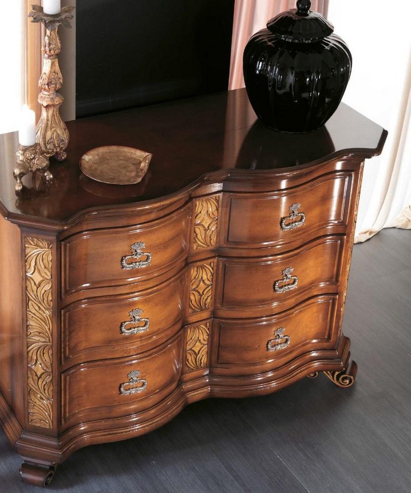 JVmoebel Kommode Schränke Massiv Kommoden Wohnzimmer Kommode Schubladen Holz Sideboard (Kommode), Made in Europa von JVmoebel