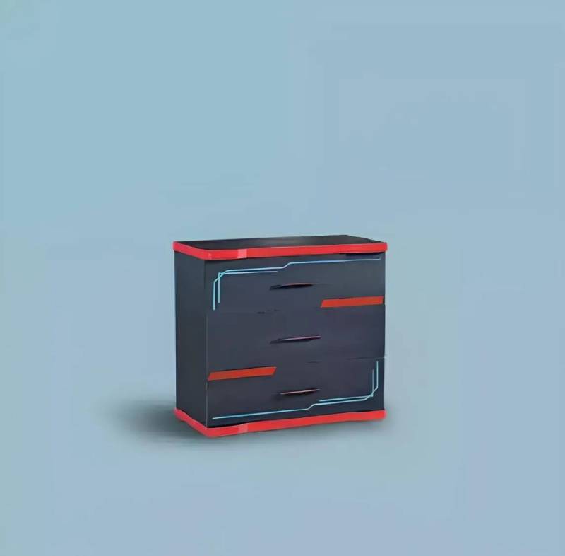 JVmoebel Kommode Schwarz Anrichte Sideboard Möbel Kommode Aufbewahrungsschrank, Made in Europa von JVmoebel