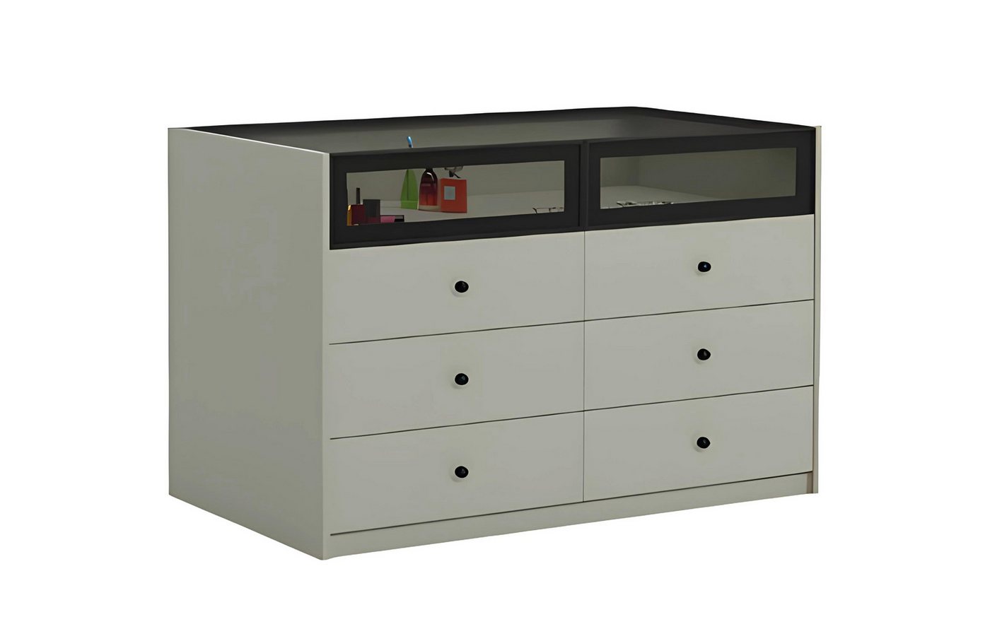 JVmoebel Kommode Sideboard Kommode Anrichte Schubladenkommode Vitrine Uhren Schmuck (1 St., Kommode), Made in Europa von JVmoebel
