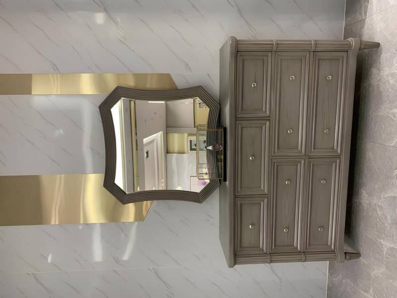 JVmoebel Kommode Spiegel Kommode Schlafzimmer Möbel neu in Braun (Kommode+Spiegel), Made in Europa von JVmoebel